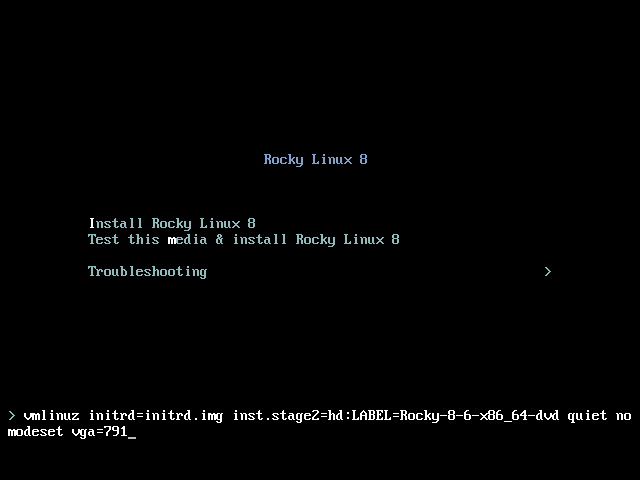 Rocky Linux 8 VirtualBox