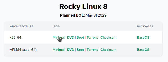 Rocky Linux 8
