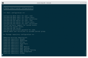Rocky Linux 8 Configuration