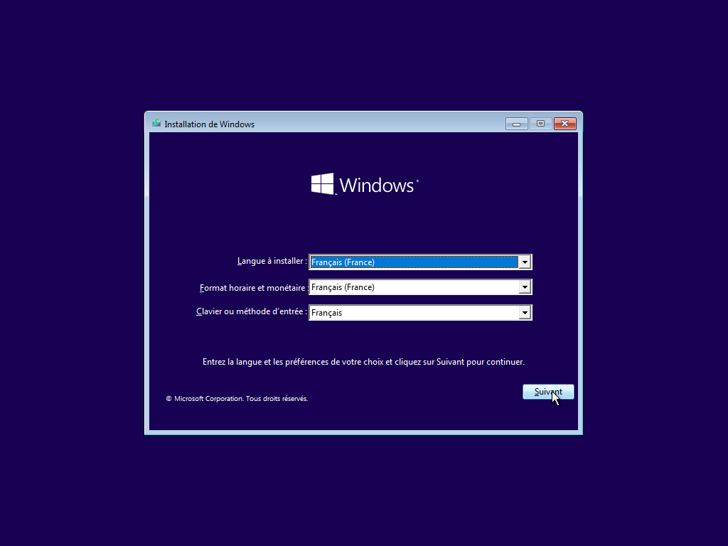 Windows 10 - Installation